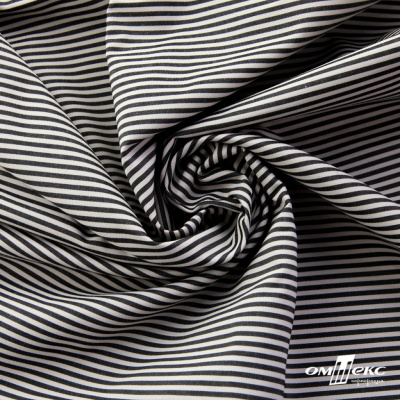 Ткань сорочечная Полоска Кенди, 115 г/м2, 58% пэ,42% хл, шир.150 см, цв.6-черный, (арт.110) - купить в Ставрополе. Цена 306.69 руб.