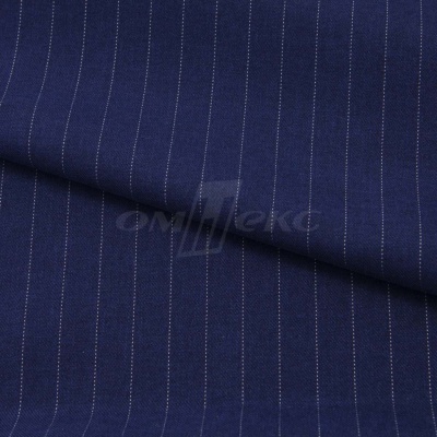 Костюмная ткань "Жаклин", 188 гр/м2, шир. 150 см, цвет тёмно-синий - купить в Ставрополе. Цена 426.49 руб.
