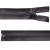 Молния водонепроницаемая PVC Т-7, 60 см, разъемная, цвет (301) т.серый - купить в Ставрополе. Цена: 49.39 руб.