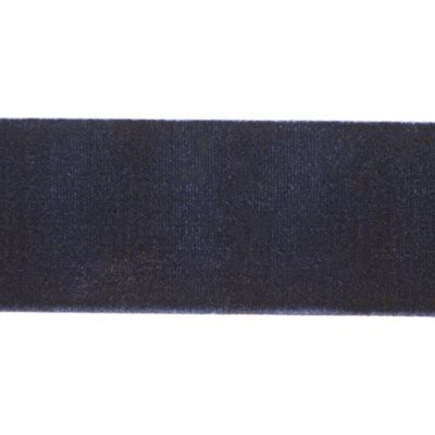 Лента бархатная нейлон, шир.25 мм, (упак. 45,7м), цв.180-т.синий - купить в Ставрополе. Цена: 800.84 руб.