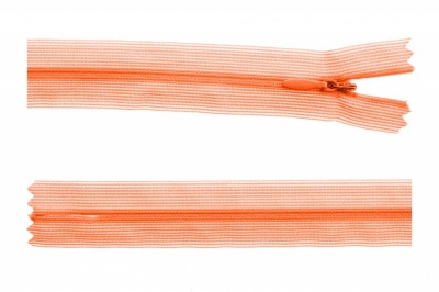 Молния потайная Т3 849, 20 см, капрон, цвет оранжевый - купить в Ставрополе. Цена: 5.12 руб.