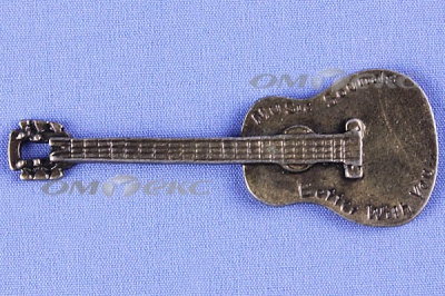 Декоративный элемент для творчества из металла "Гитара"  - купить в Ставрополе. Цена: 19.99 руб.