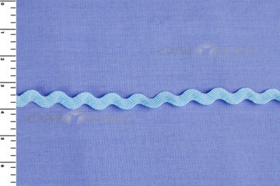 Тесьма плетеная "Вьюнчик"/голубой - купить в Ставрополе. Цена: 37.29 руб.