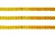 Пайетки "ОмТекс" на нитях, CREAM, 6 мм С / упак.73+/-1м, цв. 92 - золото - купить в Ставрополе. Цена: 484.77 руб.