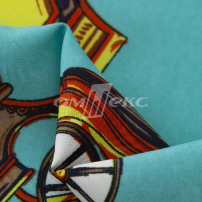 Плательная ткань "Фламенко" 16.2, 80 гр/м2, шир.150 см, принт этнический - купить в Ставрополе. Цена 243.96 руб.