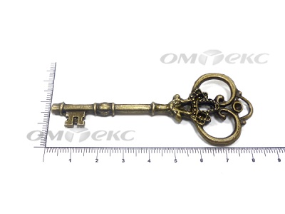 Декоративный элемент для творчества из металла "Ключ"8,5 см  - купить в Ставрополе. Цена: 26.66 руб.