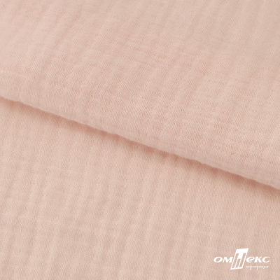Ткань Муслин, 100% хлопок, 125 гр/м2, шир. 140 см #201 цв.(37)-нежно розовый - купить в Ставрополе. Цена 464.97 руб.