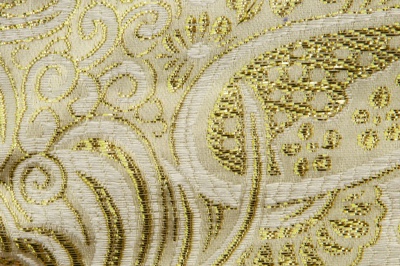 Ткань костюмная жаккард №5, 140 гр/м2, шир.150см, цвет золото - купить в Ставрополе. Цена 383.29 руб.