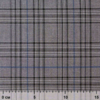 Ткань костюмная "Клер" 80% P, 16% R, 4% S, 200 г/м2, шир.150 см,#3 цв-серый/синий - купить в Ставрополе. Цена 412.02 руб.