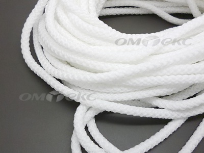 Шнур 1с35 4 мм крупное плетение 200 м белый - купить в Ставрополе. Цена: 1.10 руб.