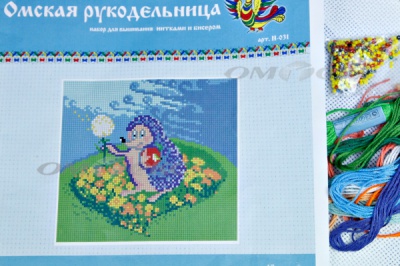 ОМБН-2 Набор для вышивания (бисер+мулине) - купить в Ставрополе. Цена: 197.50 руб.