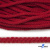 Шнур плетеный d-6 мм, круглый 70% хлопок 30% полиэстер, уп.90+/-1 м, цв.1064-красный - купить в Ставрополе. Цена: 588 руб.