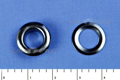 Люверсы металлические, блочка/кольцо, №5 (8 мм) упак.1000 шт- цв.никель - купить в Ставрополе. Цена: 392 руб.