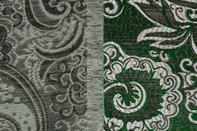 Ткань костюмная жаккард, 135 гр/м2, шир.150см, цвет зелёный№4 - купить в Ставрополе. Цена 441.94 руб.