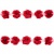 Тесьма плетеная "Рюш", упак. 9,14 м, цвет красный - купить в Ставрополе. Цена: 46.82 руб.