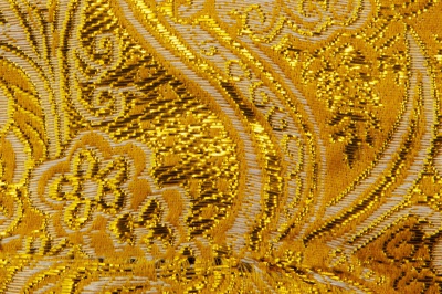 Ткань костюмная жаккард №12, 140 гр/м2, шир.150см, цвет жёлтый - купить в Ставрополе. Цена 383.29 руб.