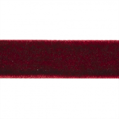 Лента бархатная нейлон, шир.12 мм, (упак. 45,7м), цв.240-бордо - купить в Ставрополе. Цена: 396 руб.