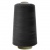 Швейные нитки (армированные) 28S/2, нам. 2 500 м, цвет чёрный - купить в Ставрополе. Цена: 139.91 руб.