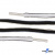 Шнурки #4-27, круглые 130 см, двухцветные (черно/белый) - купить в Ставрополе. Цена: 47.04 руб.