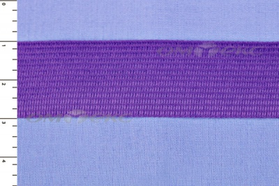 Окантовочная тесьма №0225, шир. 22 мм (в упак. 100 м), цвет фиолет - купить в Ставрополе. Цена: 271.60 руб.