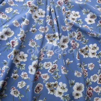 Плательная ткань "Фламенко" 12.1, 80 гр/м2, шир.150 см, принт растительный - купить в Ставрополе. Цена 241.49 руб.