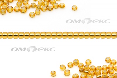 Бисер (SL) 11/0 ( упак.100 гр) цв.22 - золото - купить в Ставрополе. Цена: 53.34 руб.