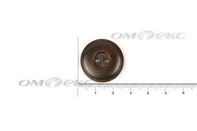 Пуговица деревянная круглая №54 (25мм) - купить в Ставрополе. Цена: 4.12 руб.