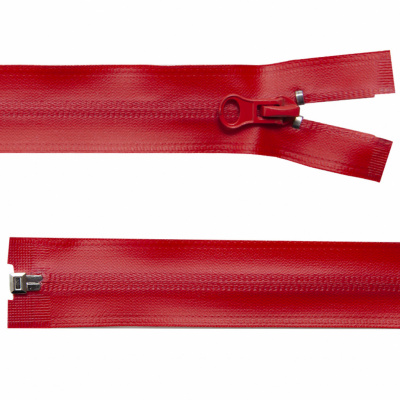 Молния водонепроницаемая PVC Т-7, 60 см, разъемная, цвет (820) красный - купить в Ставрополе. Цена: 49.90 руб.