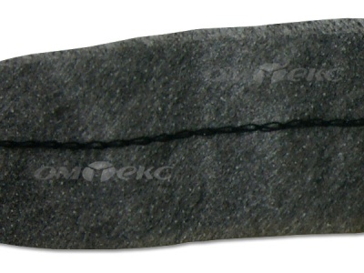 WS7225-прокладочная лента усиленная швом для подгиба 30мм-графит (50м) - купить в Ставрополе. Цена: 16.97 руб.