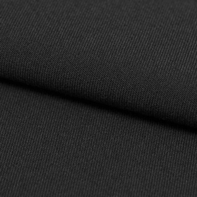 Костюмная ткань с вискозой "Рошель", 250 гр/м2, шир.150см, цвет чёрный - купить в Ставрополе. Цена 438.12 руб.