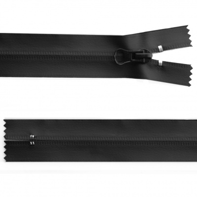 Молния водонепроницаемая PVC Т-7, 20 см, неразъемная, цвет чёрный - купить в Ставрополе. Цена: 21.56 руб.