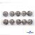 119-02 Кнопки пришивные декоративные металл 25 мм, цв.-никель - купить в Ставрополе. Цена: 30.23 руб.