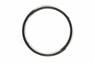 Кольцо металлическое №40 мм, цв.-никель - купить в Ставрополе. Цена: 4.49 руб.