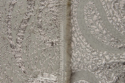 Ткань костюмная жаккард, 135 гр/м2, шир.150см, цвет белый№19 - купить в Ставрополе. Цена 441.94 руб.