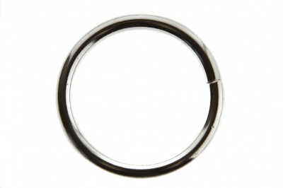 Кольцо металлическое d-38 мм, цв.-никель - купить в Ставрополе. Цена: 4.89 руб.