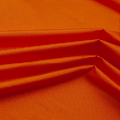 Поли понж (Дюспо) 17-1350, PU/WR, 65 гр/м2, шир.150см, цвет оранжевый - купить в Ставрополе. Цена 82.93 руб.