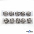 119-01 Кнопки пришивные декоративные металл 21 мм, цв.-никель - купить в Ставрополе. Цена: 21.54 руб.