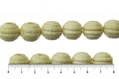 0309-Бусины деревянные "ОмТекс", 16 мм, упак.50+/-3шт, цв.035-белый - купить в Ставрополе. Цена: 62.22 руб.
