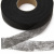 Прокладочная лента (паутинка) DF23, шир. 15 мм (боб. 100 м), цвет чёрный - купить в Ставрополе. Цена: 1.14 руб.