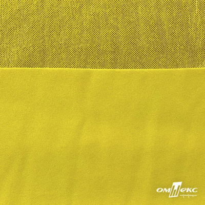 Трикотажное полотно голограмма, шир.140 см, #602 -жёлтый/жёлтый - купить в Ставрополе. Цена 385.88 руб.