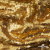 Трикотажное полотно, Сетка с пайетками,188 гр/м2, шир.140 см, цв.-тем.золото (#51) - купить в Ставрополе. Цена 505.15 руб.