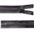 Молния водонепроницаемая PVC Т-7, 20 см, неразъемная, цвет (301)-т.серый - купить в Ставрополе. Цена: 21.56 руб.