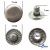 Кнопка металлическая "Альфа" с пружиной, 15 мм (уп. 720+/-20 шт), цвет никель - купить в Ставрополе. Цена: 1 481.69 руб.