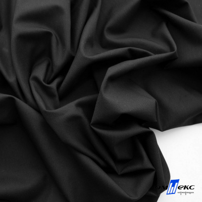 Ткань сорочечная Темза, 80%полиэстр 20%вискоза, 120 г/м2 ш.150 см, цв.черный - купить в Ставрополе. Цена 269.93 руб.