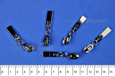 Слайдер декоративный, металлический №1/спираль Т7/никель - купить в Ставрополе. Цена: 6.29 руб.
