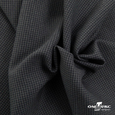 Ткань костюмная Пье-де-пуль 24013, 210 гр/м2, шир.150см, цвет т.серый - купить в Ставрополе. Цена 334.18 руб.