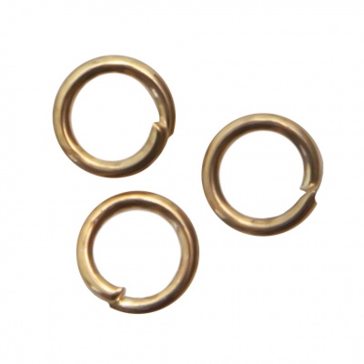 Кольцо  соединительное для бижутерии 4 мм, цв.-золото - купить в Ставрополе. Цена: 0.41 руб.