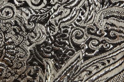 Ткань костюмная жаккард №11, 140 гр/м2, шир.150см, цвет тем.серебро - купить в Ставрополе. Цена 383.29 руб.