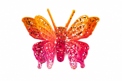 Бабочка декоративная пластиковая #10 - купить в Ставрополе. Цена: 7.09 руб.