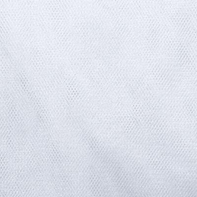 Трикотажное полотно Тюль Кристалл, 100% полиэфир, 16-01/белый, 15гр/м2, шир.160см. - купить в Ставрополе. Цена 129.70 руб.